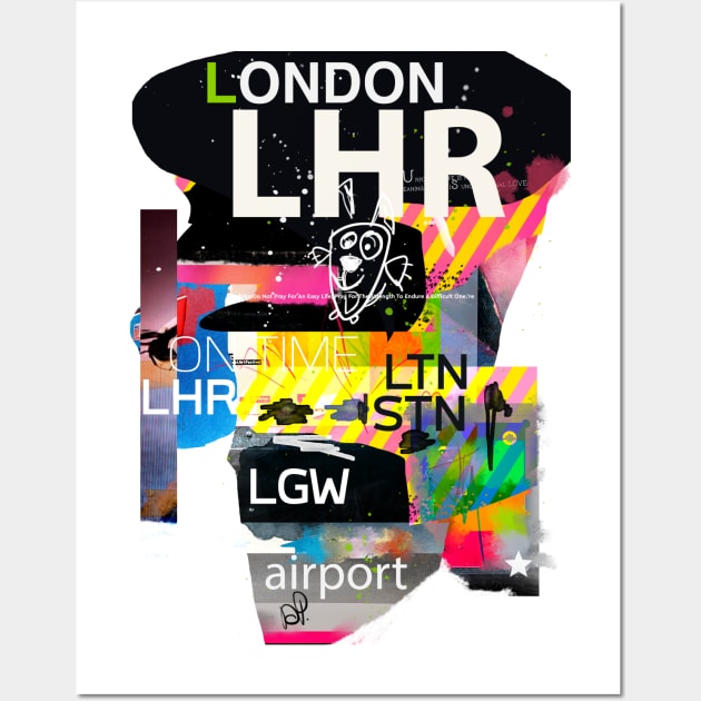 London airports Wall Art by Woohoo